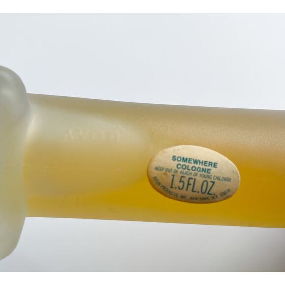 Vintage Avon Dachshund Somewhere Cologne Glass Bottle - Picture 3 of 5